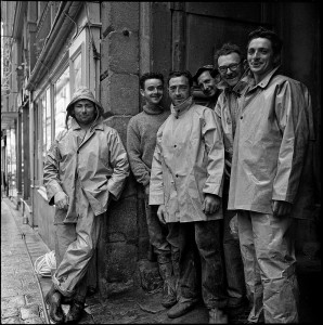 Rennes, terrassiers rue Edith Cavell - 1961© musée de Bretagne