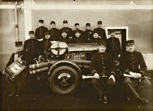 Pompiers de Cesson-Sévigné - 1936 © musée de Bretagne