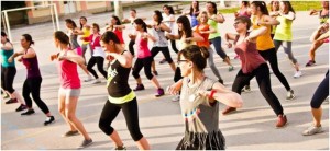 zumba en plein air